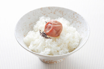 梅干しと御飯