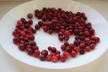 Клюква на блюдце