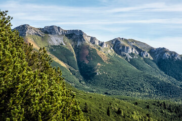 Fototapeta premium Belianske Tatras scenery, Slovakia, hiking theme