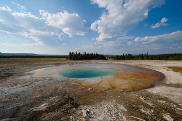 Small lake in a national park