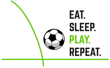 Obraz premium Football event banner