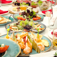 food on the table