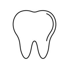 Tooth Dental Medical simple line icon