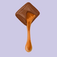 honey dripping from a spoon