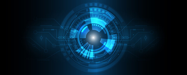 Abstract technology background, Illustration,Hi-tech communication concept innovation background,science and technology digital background