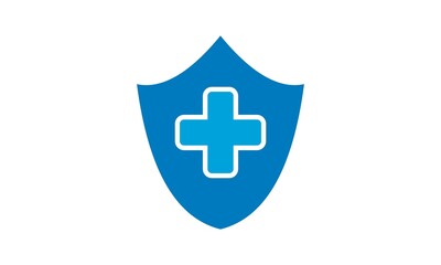 Fototapeta premium shield medic vector logo
