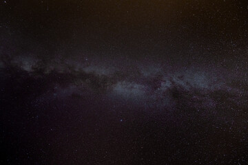 Fototapeta na wymiar Milchstrasse in dunklem Nachthimmel