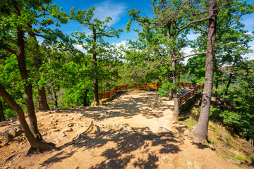 Fototapeta premium Mountain trail in the Karkonosze Mountains, Poland