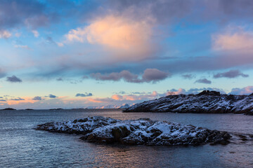 Henningsvaer, Lofoten Archipelago, Nordland county, Norway, Arctic Circle, Europe