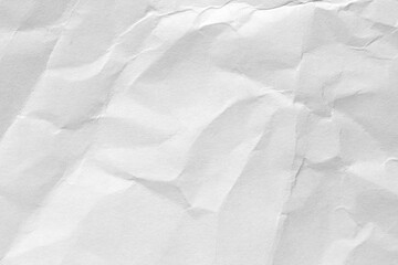 White crumpled paper background, texture old for web design screensavers. Template for various...