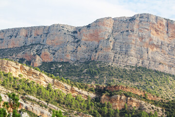 Fototapeta na wymiar Congost de Mont Rebei, Spain