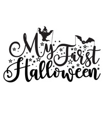 My First Halloween svg