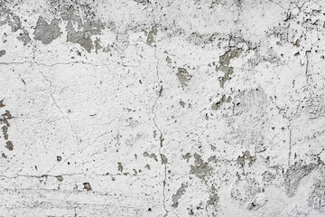 Texture of a concrete wall with cracks and scratches which can be used as a background