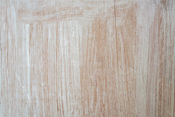 Wooden surface painted with white paint