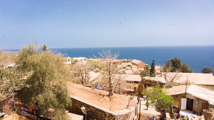 Obraz premium Paysage et ruelle du Sénégal et Dakar