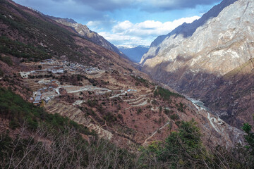 Naklejka premium Yunnan Mountainside