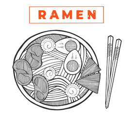 Cooking utensils on kitchen shelves