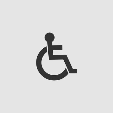 Disabled icon flat