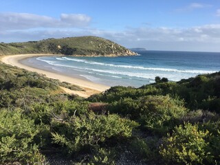 view of the coast of the sea