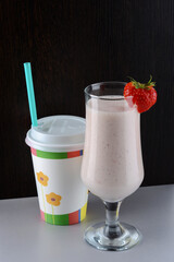 Strawberry milkshake