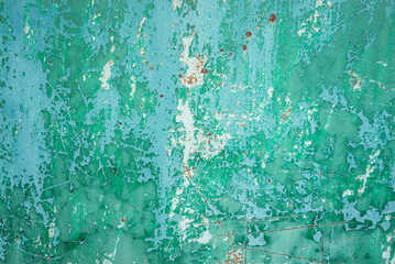 green painted antique vintage background for text and lettering