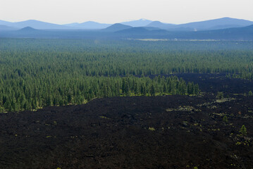 Newberry National volcanic monument lava flow