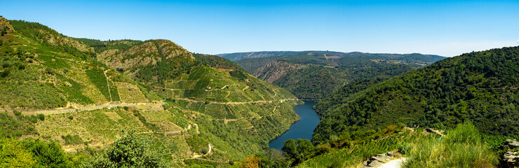 Ribeira Sacra from the Souto Chao veiw point