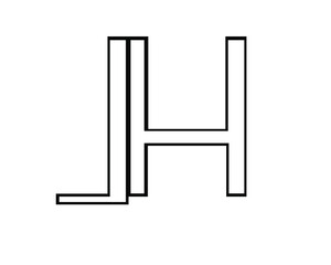 j and h, j and e logo designs and monogram logos