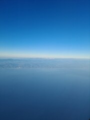 clouds over the sea