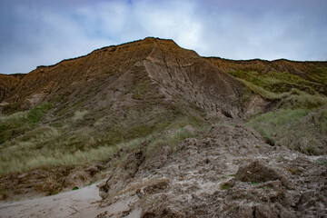 landslide, cliff coast