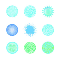 Crystal snow ball vector for decoration 