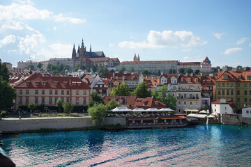 city castle and charles bridge