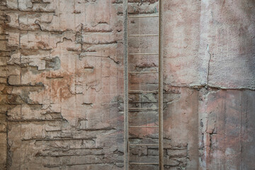 wall detail in an old insustrial building