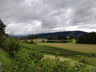 landscape with clouds