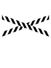 Obraz premium Absperrband Muster Design 