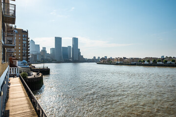 Fototapeta premium London city views over river Thames