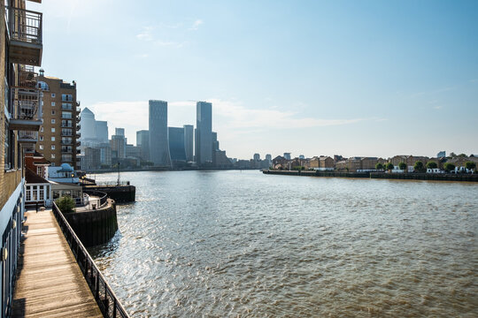 London city views over river Thames