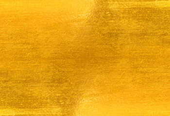 Shiny yellow leaf gold foil texture