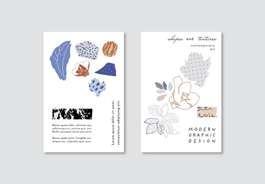 Abstract Art Poster Layouts
