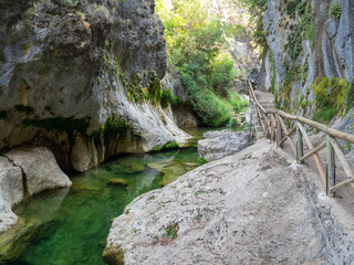 The Borosa river trail in Cazorla Natural Park