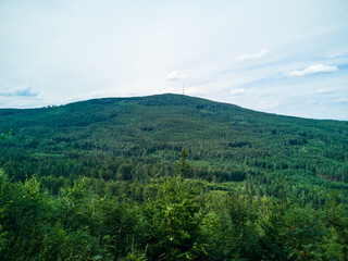 Sleza Mountain - view from Radunia Mountain