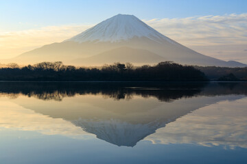 逆さ富士（精進湖）