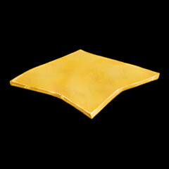 Cheese slice yellow and square, watercolor hand drawn illustration. Swiss cheese for breakfast isolated on black backround