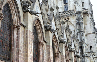 Quito, Ecuador - Front of Bas&iacute;lica del Voto Nacional