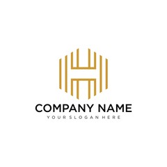 Initial H Letter Logo Design Vector Template. Monogram and Creative Alphabet Letters icon Illustration.