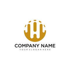 Initial H Letter Logo Design Vector Template. Monogram and Creative Alphabet Letters icon Illustration.