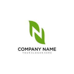 Letter N Icon Vector Logo Template Illustration Design.