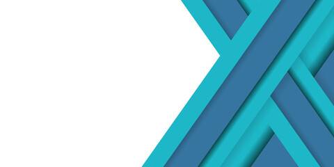 Modern green blue white abstract presentation background with overlap layers. Brochure template flyer design vector background 