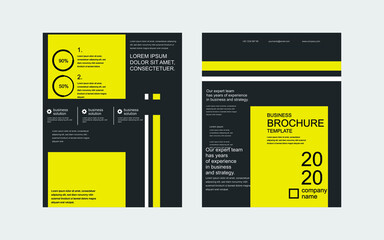 Brochure template layout Free Vector. design vector