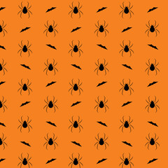 Halloween vector seamless colorful pattern design, modern and stylish. 
Vector illustration.